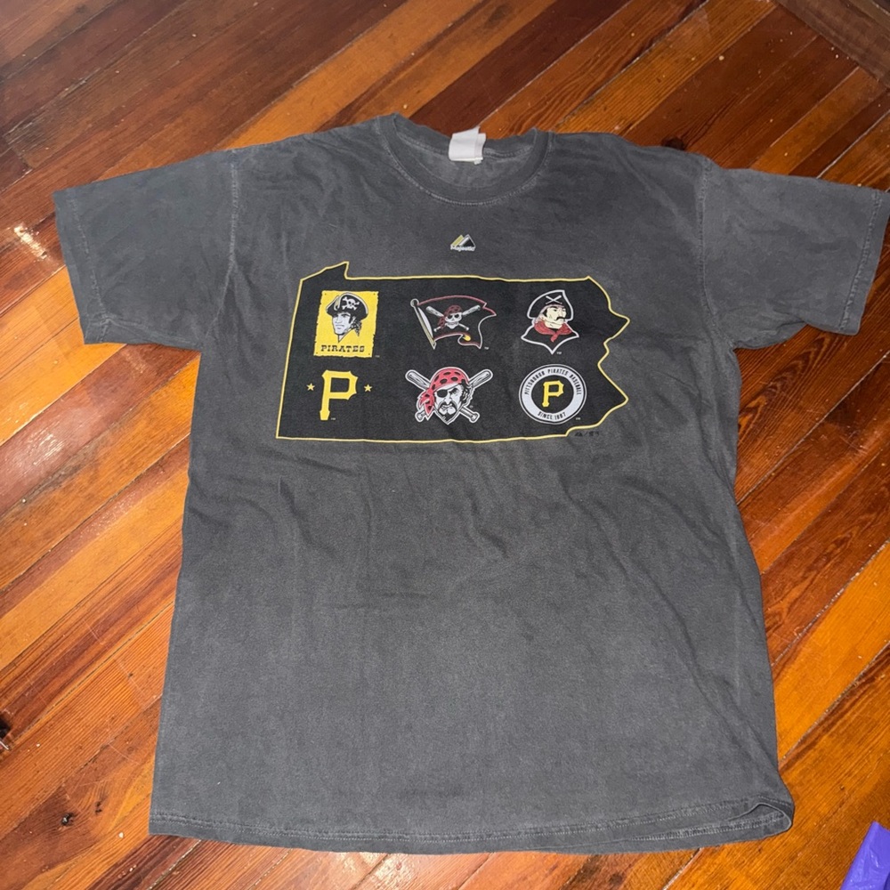 Majestic Charcoal Graphic Tee
